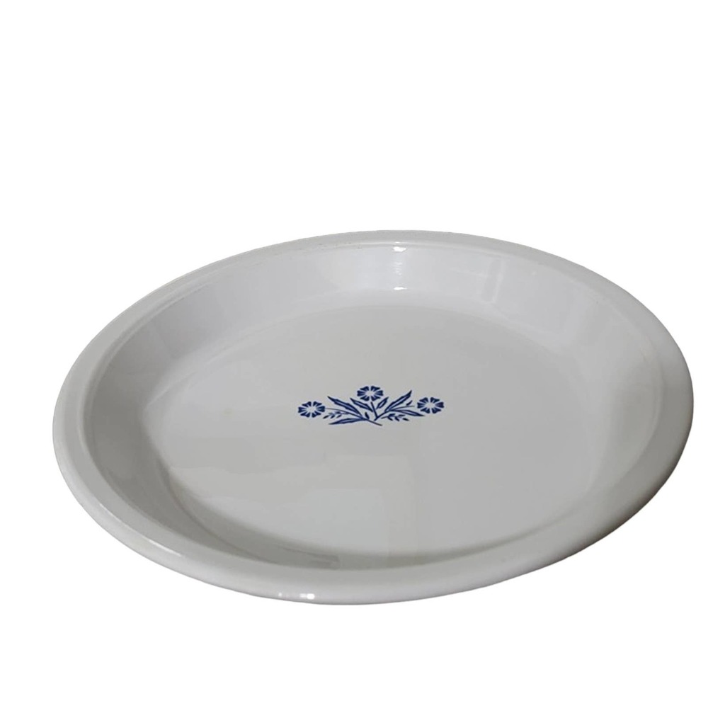 Corning Ware Cornflower Blue Pie Serving Plate 9 1/2" inch 1960's